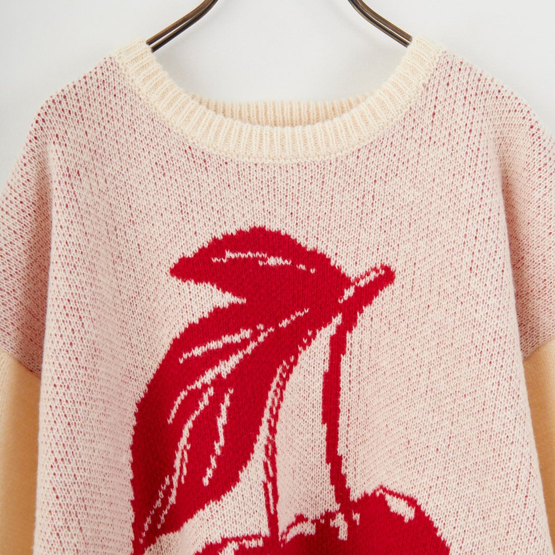 Noir Fabrik [ヌワールファブリック] アソートジャガードニットプルオーバー [NF25131043] 22 BEIGE