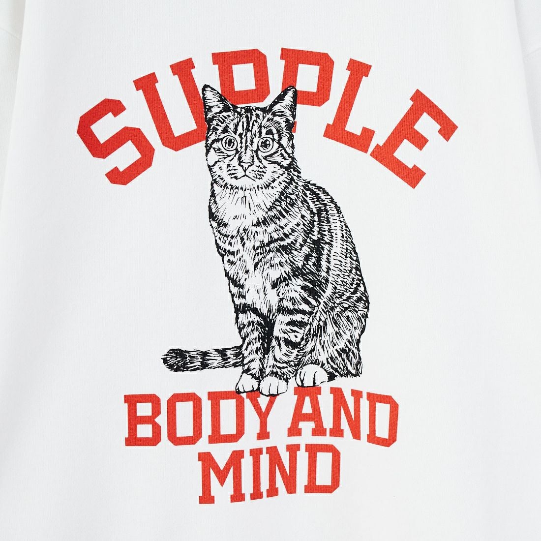 SCREEN STARS [スクリーンスターズ] 別注 アニマルプリント オーバーサイズスウェット [2523-IN2-JF] WHITE