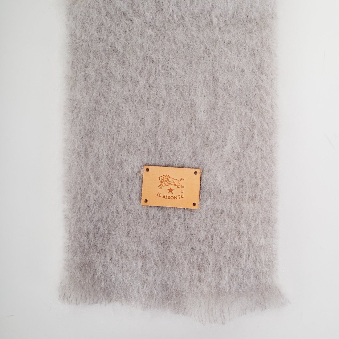 IL BISONTE [イルビゾンテ] ウールマフラー [54252309581] 92 ﾗｲﾄｸﾞﾚｰ