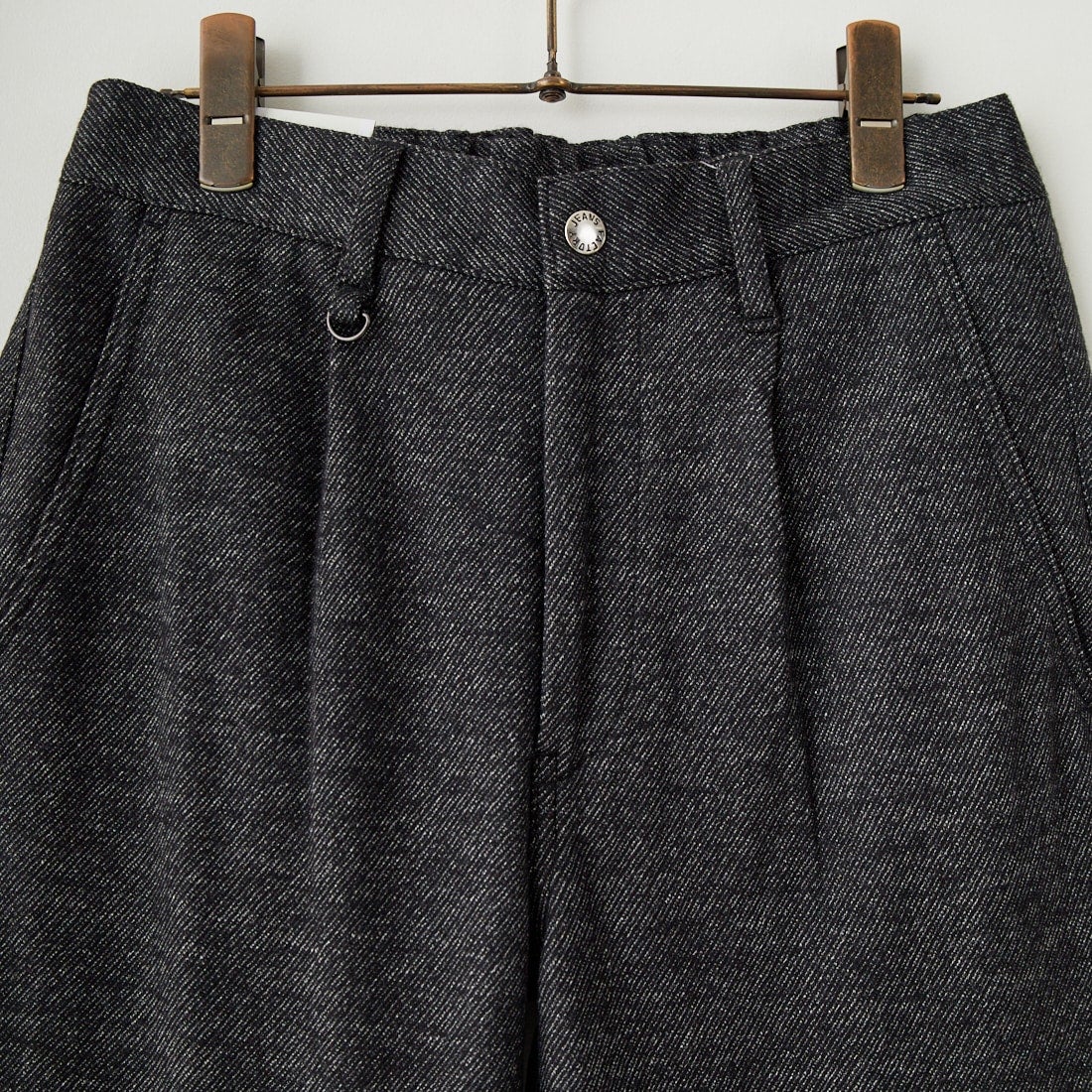 Jeans Factory Clothes [ジーンズファクトリークローズ] ウールジャージー1Pイージーパンツ [JFC-254-039] 60 BLKﾂｲﾙ