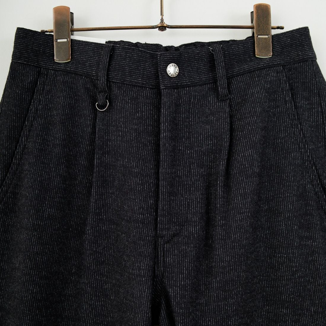 Jeans Factory Clothes [ジーンズファクトリークローズ] ウールジャージー1Pイージーパンツ [JFC-254-039] 61S BLKｽﾄﾗ