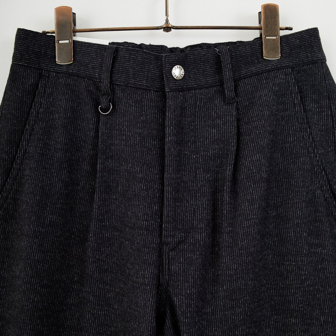 Jeans Factory Clothes [ジーンズファクトリークローズ] ウールジャージー1Pイージーパンツ [JFC-254-039] 61S BLKｽﾄﾗ