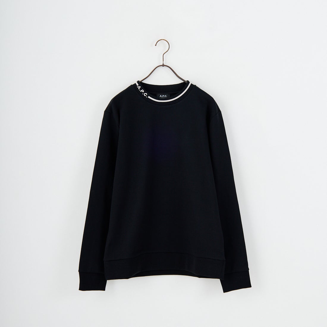 A.P.C EARL スウェット　黒　S A.P.C. [アー・ペー・セー] Earl スウェットシャツ [SWEAT-EARL