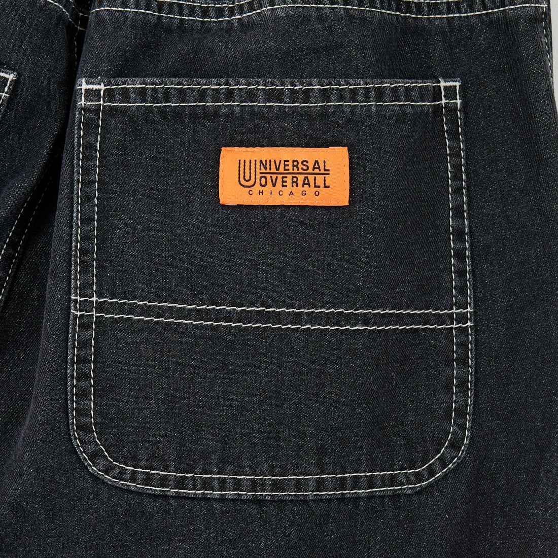 UNIVERSAL OVERALL [ユニバーサルオーバーオール] 別注 バックポケットイージーデニムパンツ [U2532600IN-JF] BLACK USED