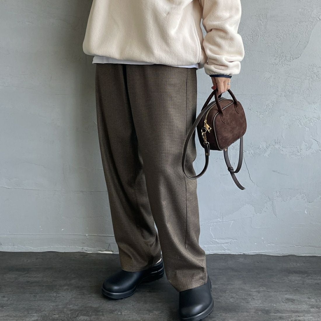 BROWN&&モデル身長：160cm 着用サイズ：S&&