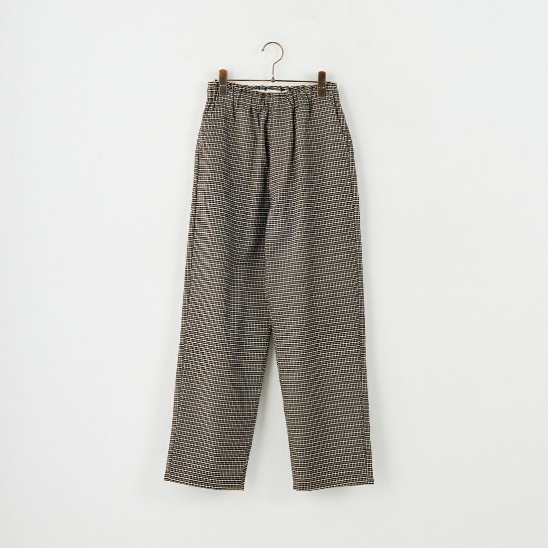 UNIVERSAL OVERALL [ユニバーサルオーバーオール] 別注 バックポケットイージーチェックパンツ [U2532600IN-A-JF] BEIGE