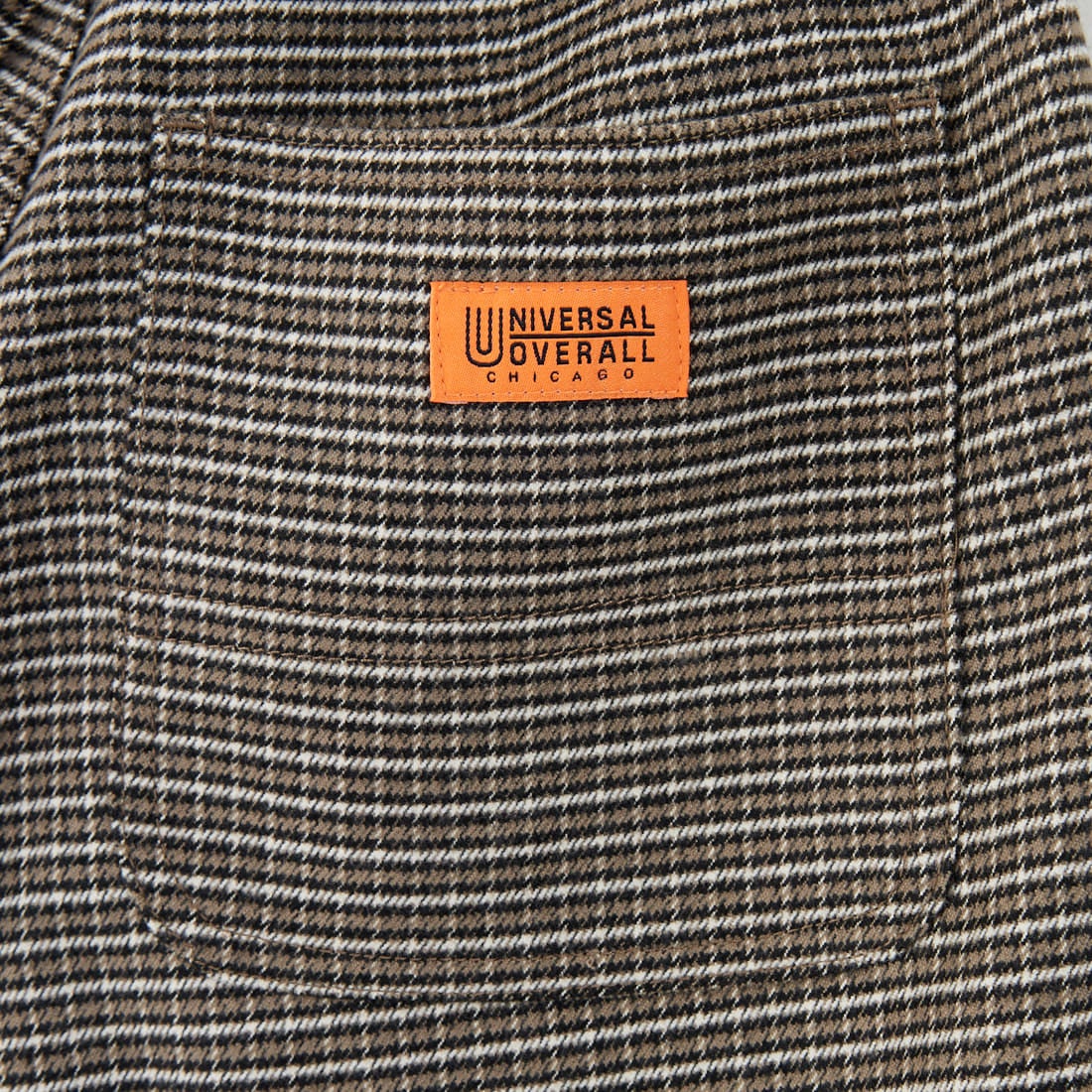 UNIVERSAL OVERALL [ユニバーサルオーバーオール] 別注 バックポケットイージーチェックパンツ [U2532600IN-A-JF] BEIGE