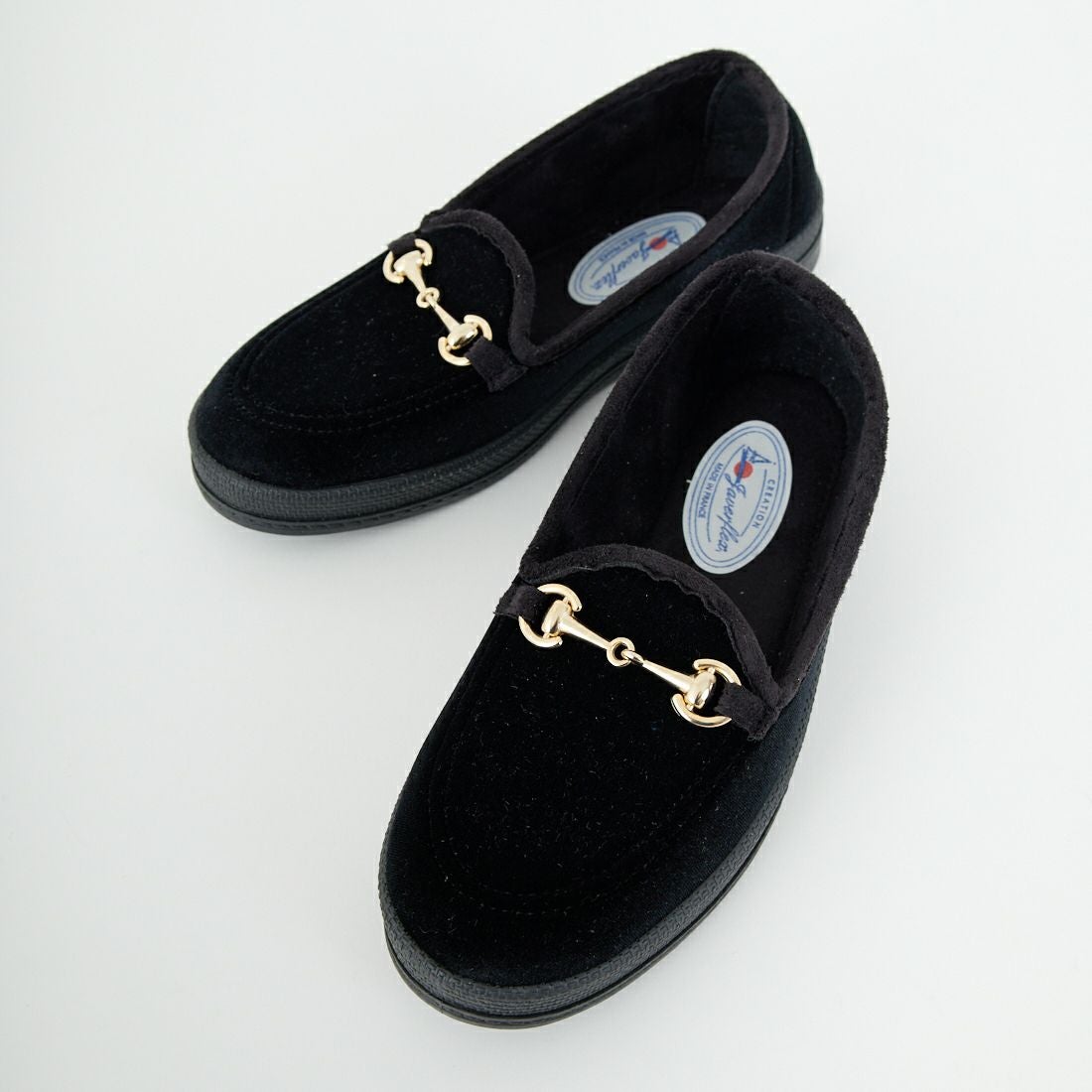 Javerflex [ジャバフレックス] ベロアビットローファー [25-39516] NOIR