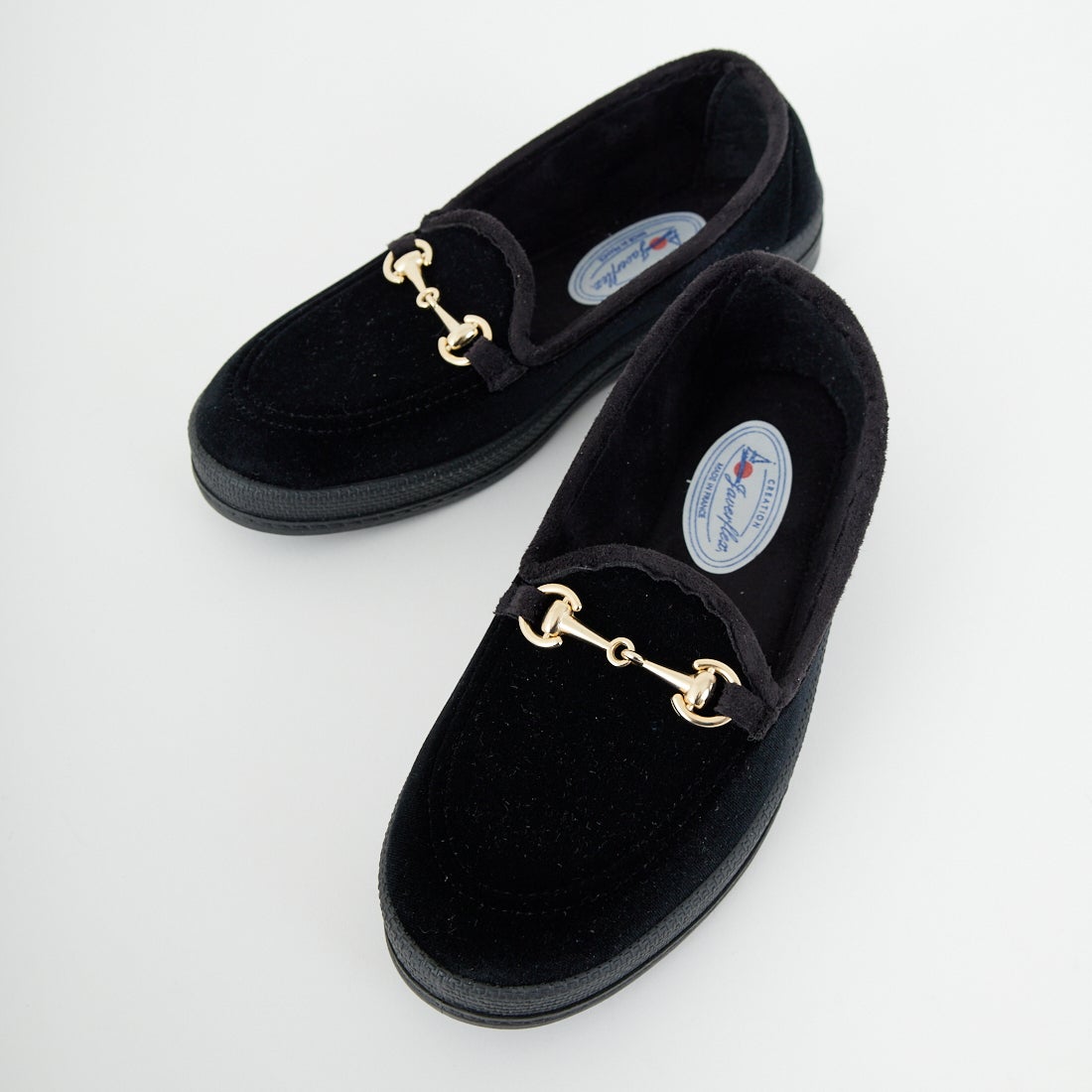 Javerflex [ジャバフレックス] ベロアビットローファー [25-39516] NOIR