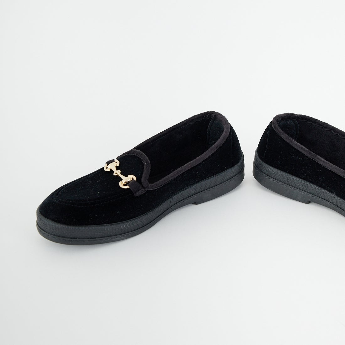 Javerflex [ジャバフレックス] ベロアビットローファー [25-39516] NOIR