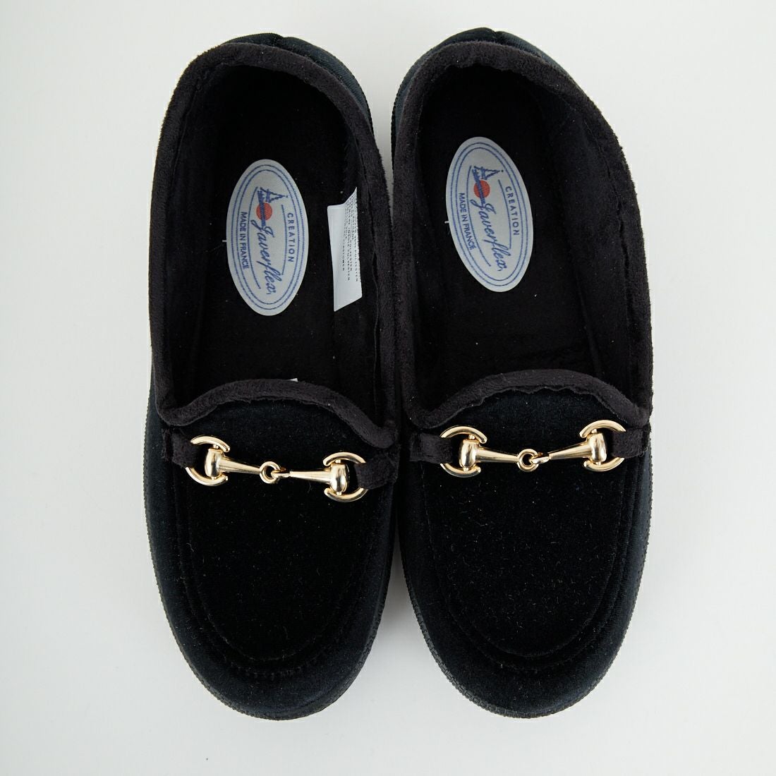 Javerflex [ジャバフレックス] ベロアビットローファー [25-39516] NOIR