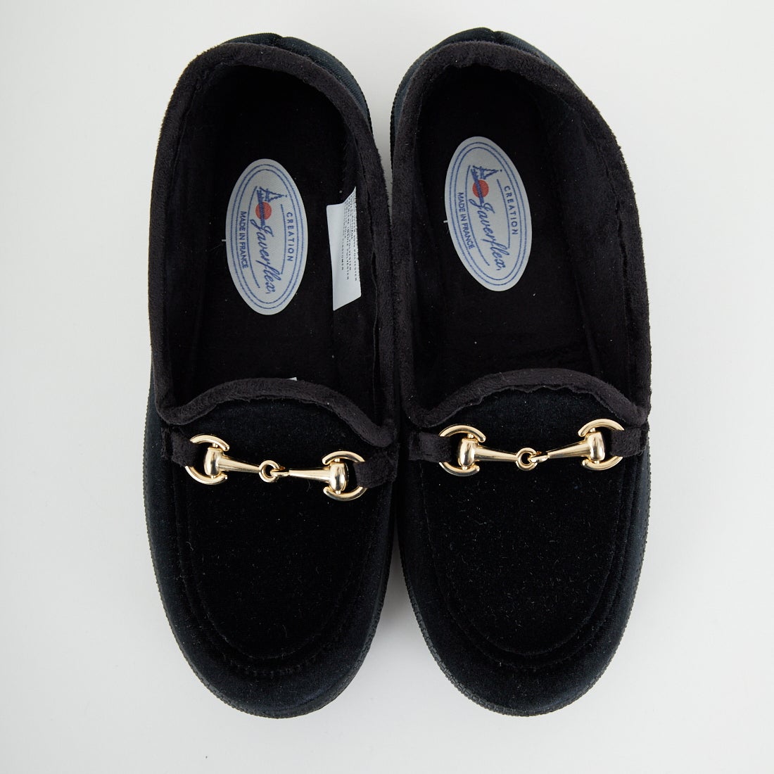 Javerflex [ジャバフレックス] ベロアビットローファー [25-39516] NOIR