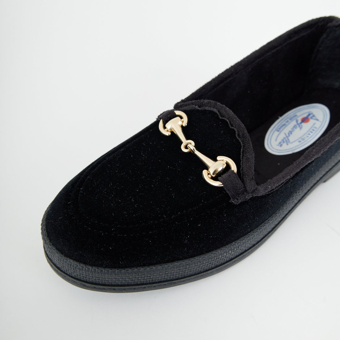 Javerflex [ジャバフレックス] ベロアビットローファー [25-39516] NOIR