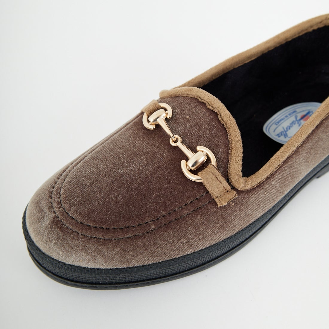 Javerflex [ジャバフレックス] ベロアビットローファー [25-39516] BEIGE