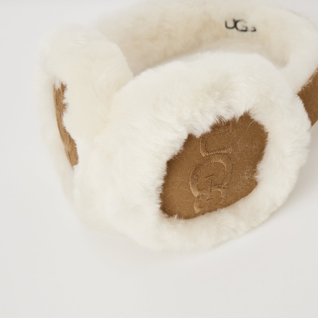 UGG [アグ] シープスキン エンブロイダリー イヤーマフ [20955] CHESTNUT