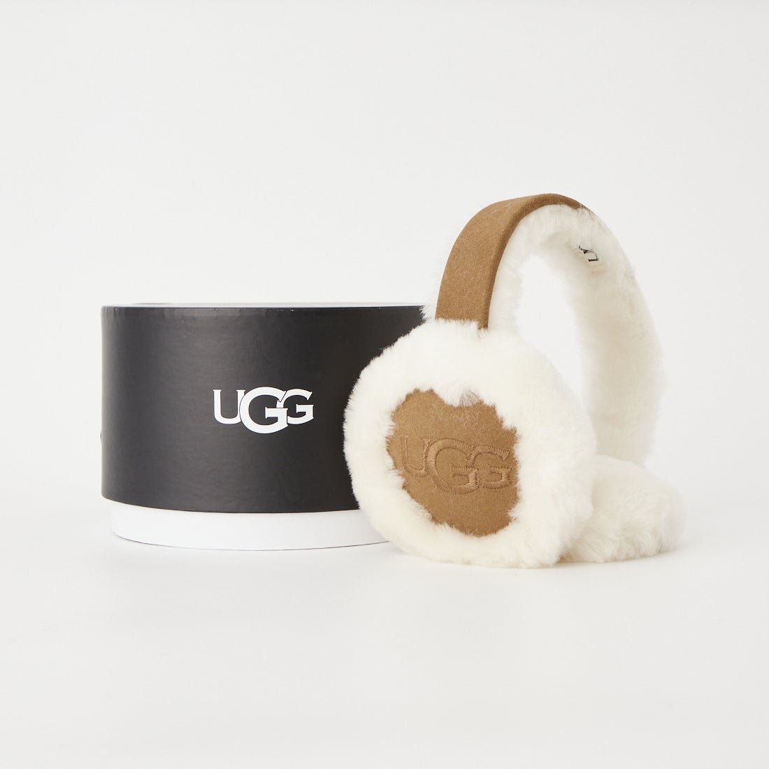 UGG [アグ] シープスキン エンブロイダリー イヤーマフ [20955] CHESTNUT