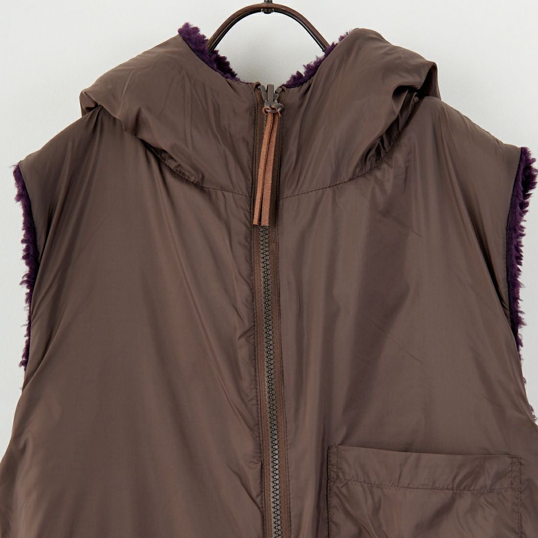 ARMEN [アーメン] リバーシブル ジップアップフリースベスト