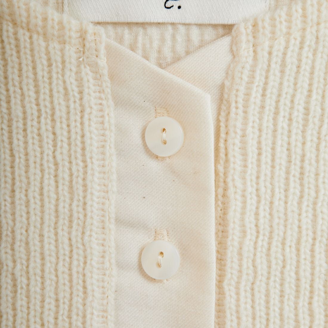 me. [ミードット] ウールコットンリブ ヘンリーネックプルオーバー [ME-25311] 205 OFF