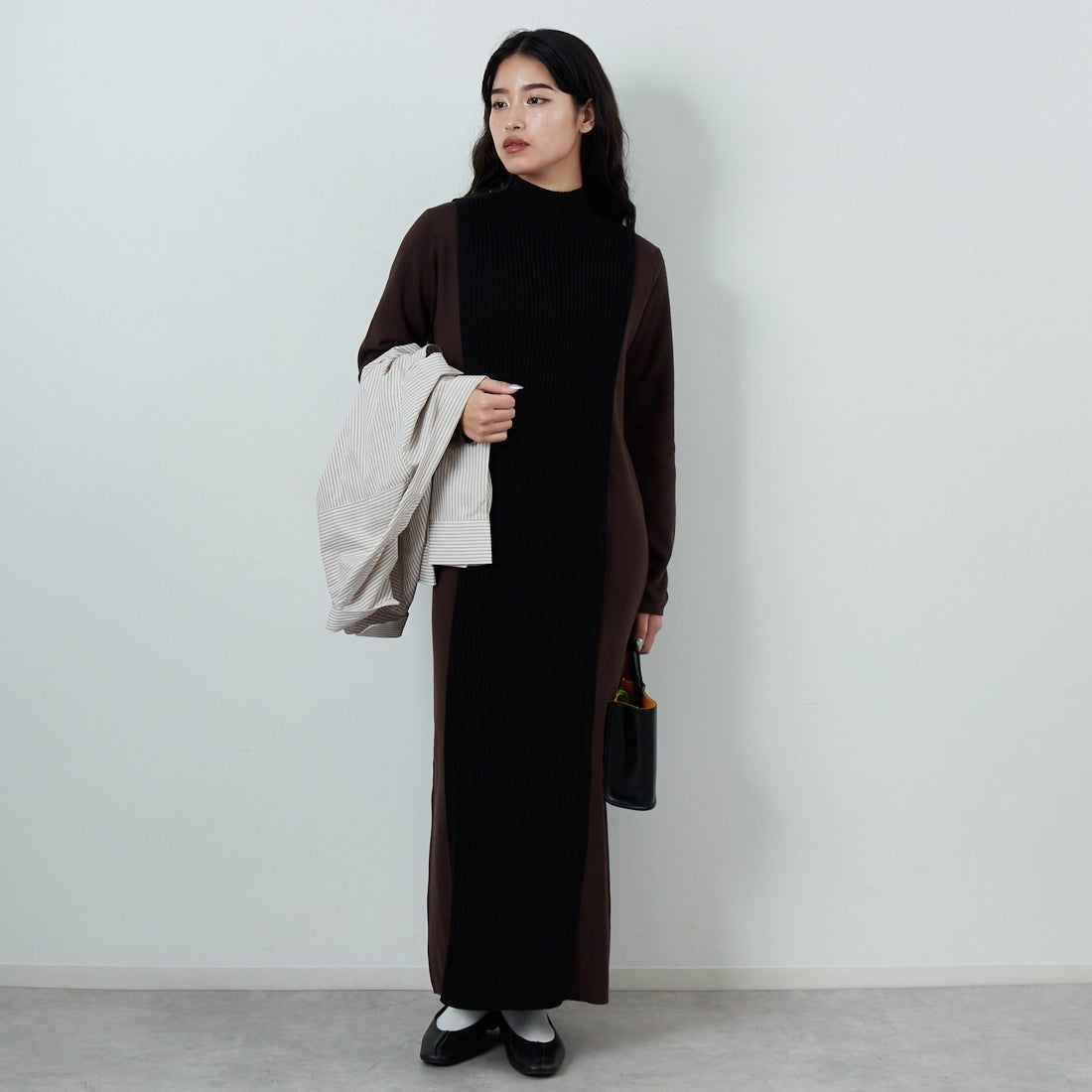 ﾌﾞﾗｳﾝ&&モデル身長：162cm 着用サイズ：F&&
