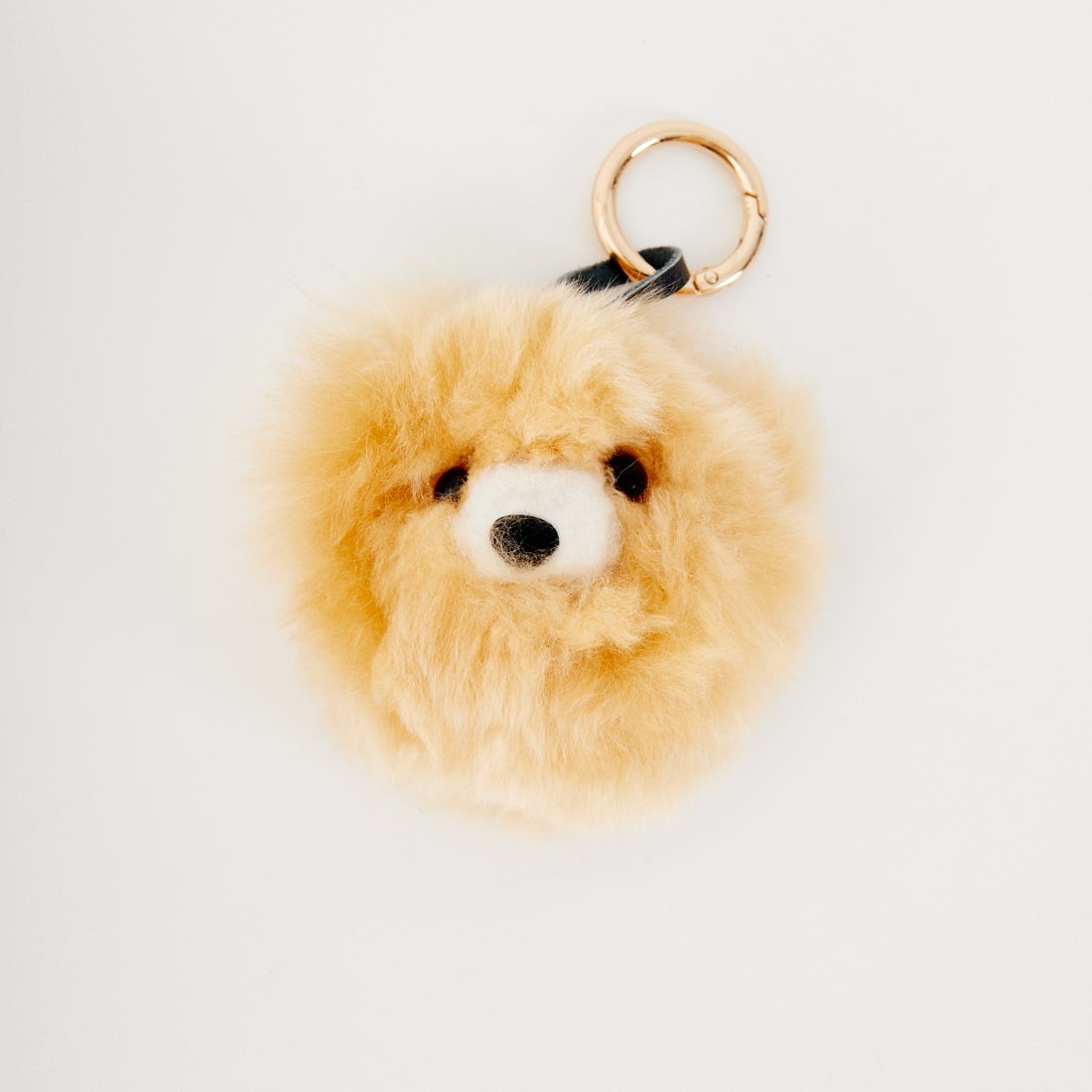 COSY [コージー] ベビーアルパカ スモールベアヘッドキーリング [KH-EV-SB-H] BE BEIGE