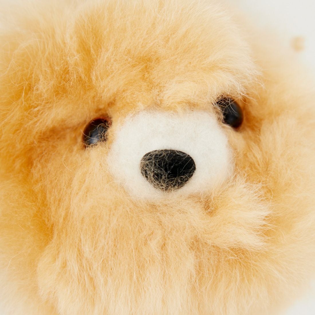 COSY [コージー] ベビーアルパカ スモールベアヘッドキーリング [KH-EV-SB-H] BE BEIGE