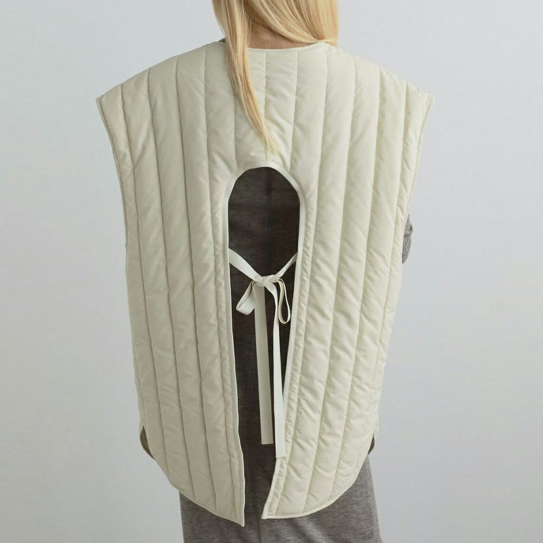 anuke [アンヌーク] バックオープンストライプベスト [62520108] CRM