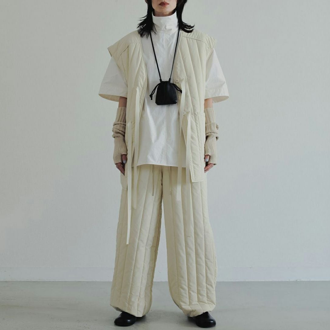 anuke [アンヌーク] バックオープンストライプベスト [62520108] CRM