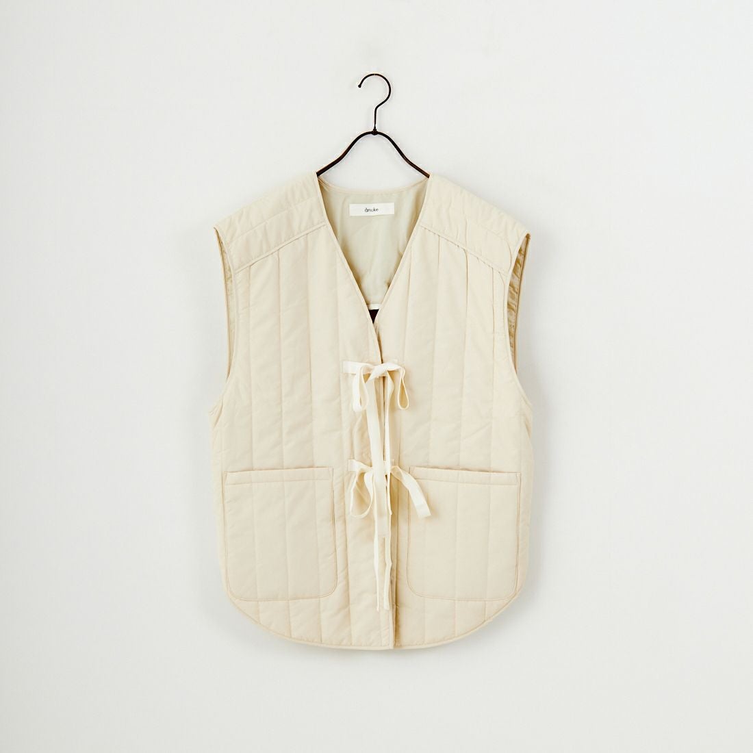 anuke [アンヌーク] バックオープンストライプベスト [62520108] CRM