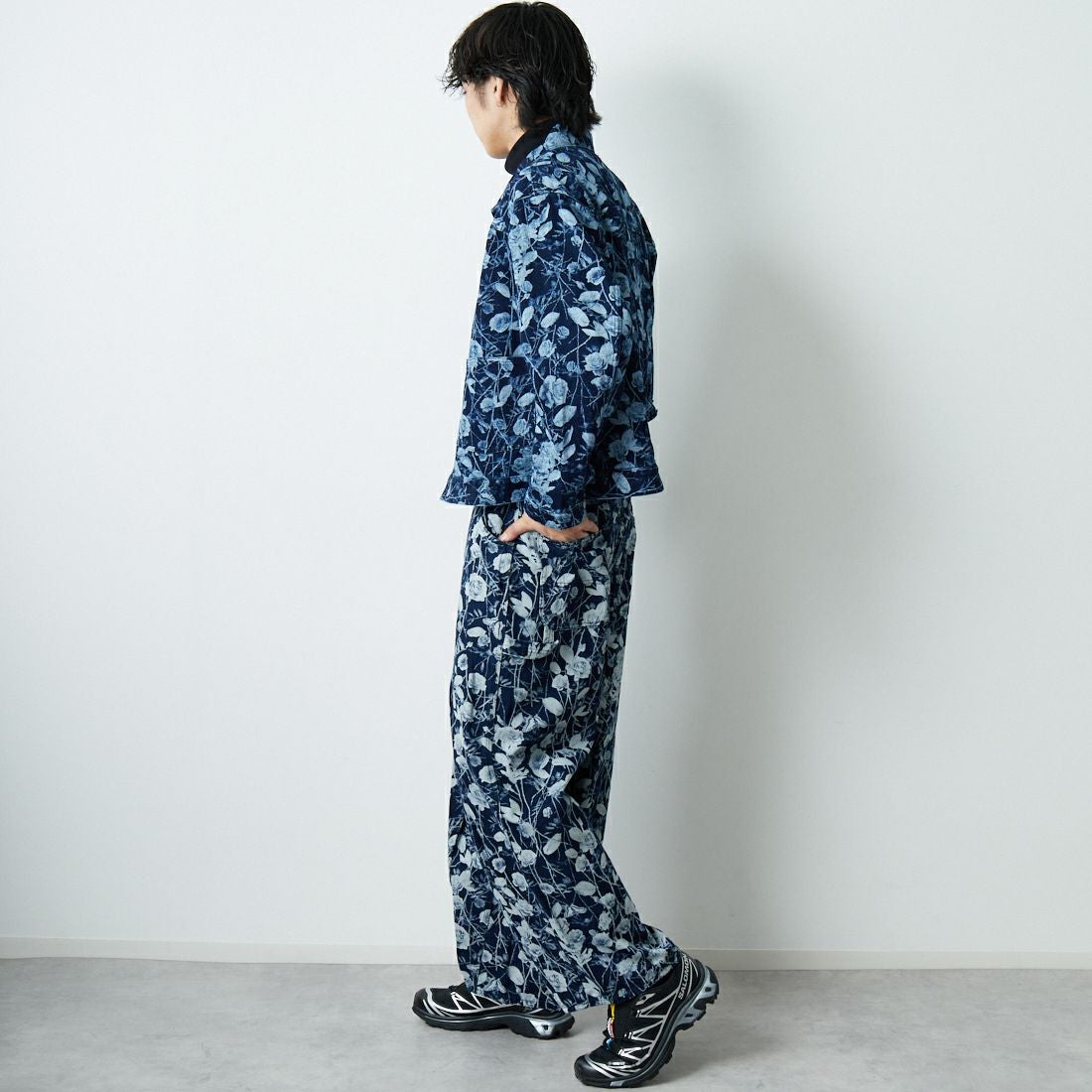 Needles [ニードルズ] M.W. ジーンジャケット [RW226] A INDIGO &&モデル身長：179cm 着用サイズ：M&&