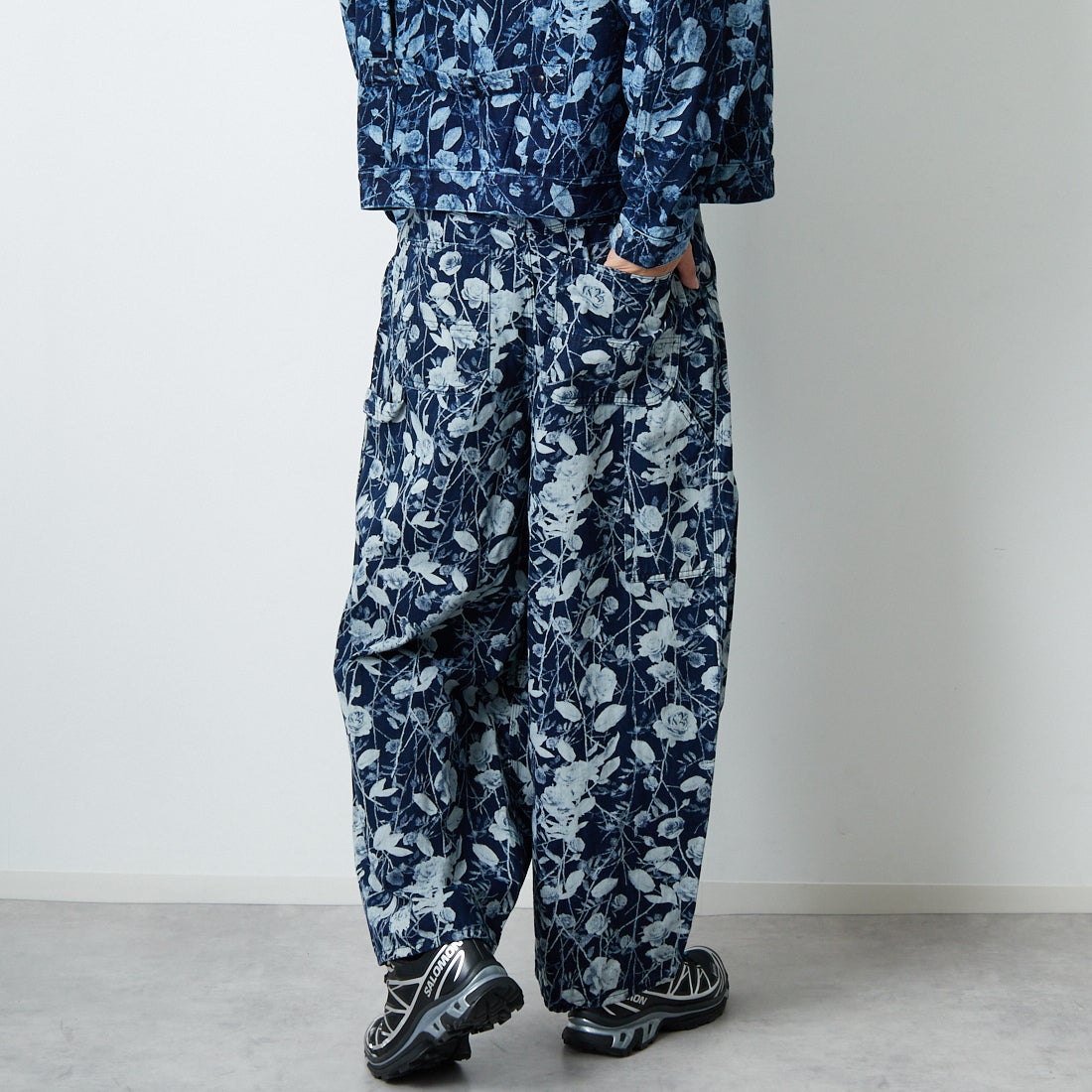 Needles [ニードルズ] ペインターヒザデルパンツ [RW231] A INDIGO &&モデル身長：179cm 着用サイズ：S&&