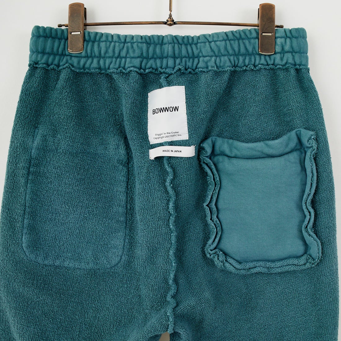 BOW WOW [バウワウ] アーミーエイジドスウェットパンツ [BW252-ASP] AGED GREEN