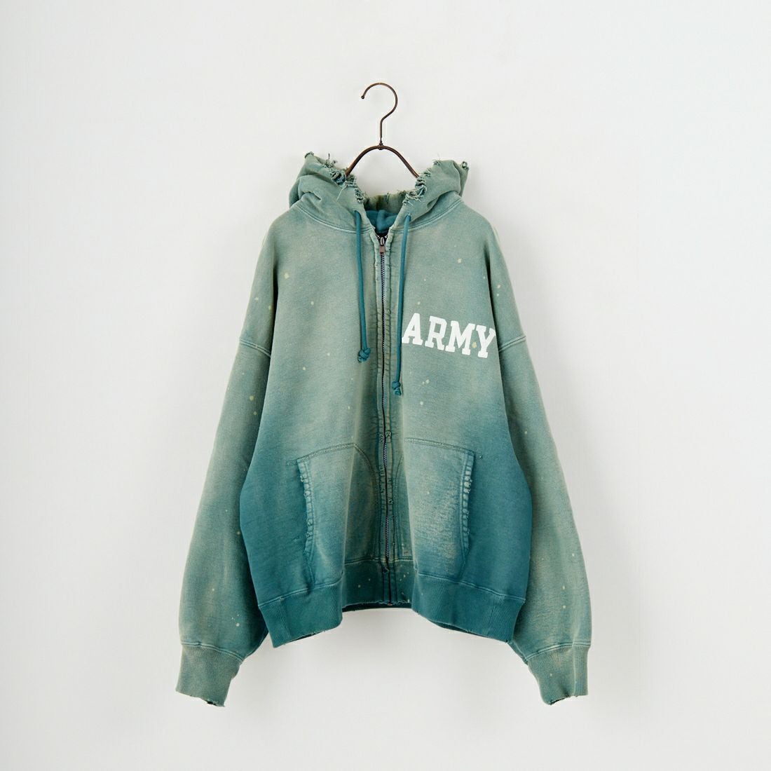 BOW WOW [バウワウ] アーミーエイジドジップフーディ [BW252-AZH]