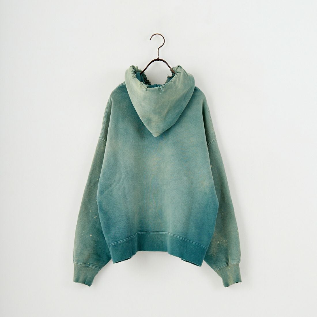 BOW WOW [バウワウ] アーミーエイジドジップフーディ [BW252-AZH] AGED GREEN