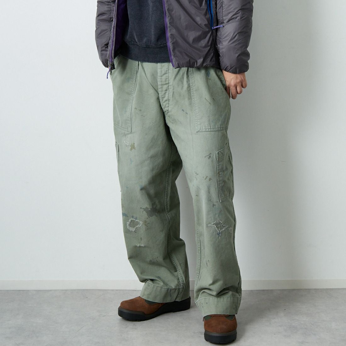 AGED S GRN&&モデル身長：179cm 着用サイズ：XL&&