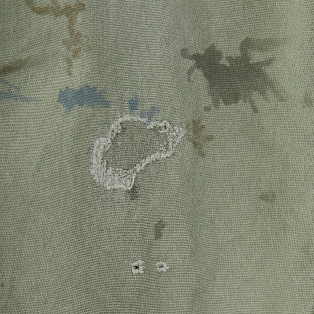 BOW WOW [バウワウ] リペアード USAFメカニックパンツ [BW252-RUMP] AGED S GRN