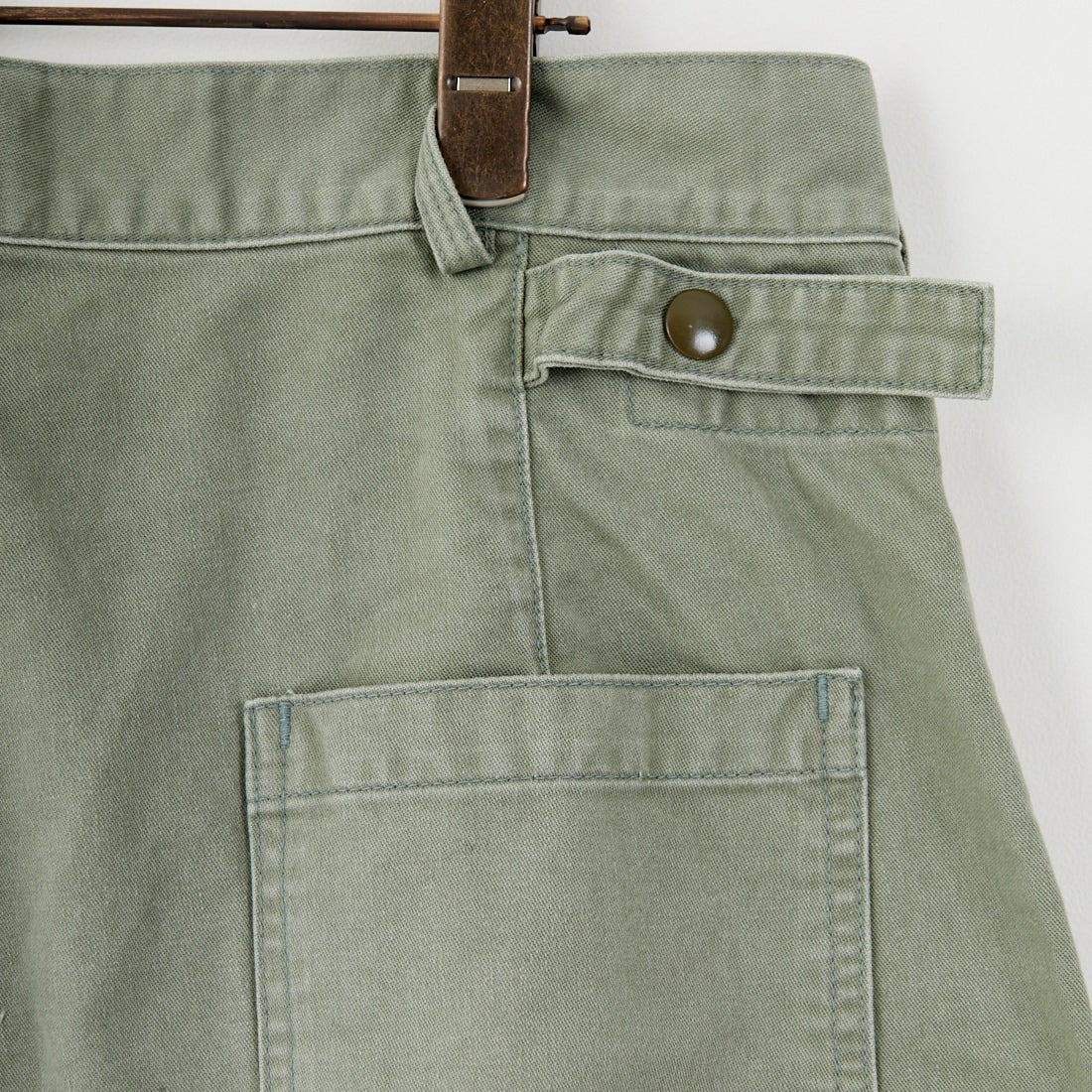 BOW WOW [バウワウ] リペアード USAFメカニックパンツ [BW252-RUMP] AGED S GRN