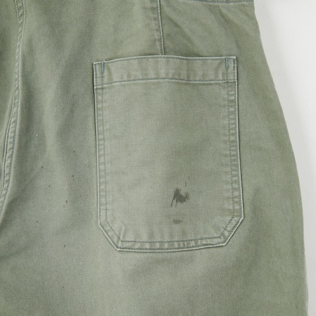 BOW WOW [バウワウ] リペアード USAFメカニックパンツ [BW252-RUMP] AGED S GRN