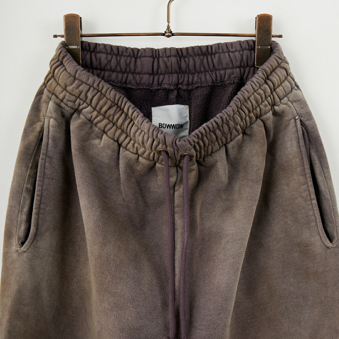 BOW WOW [バウワウ] ダーティースウェットパンツ [BW252-DSP] AGED BROWN