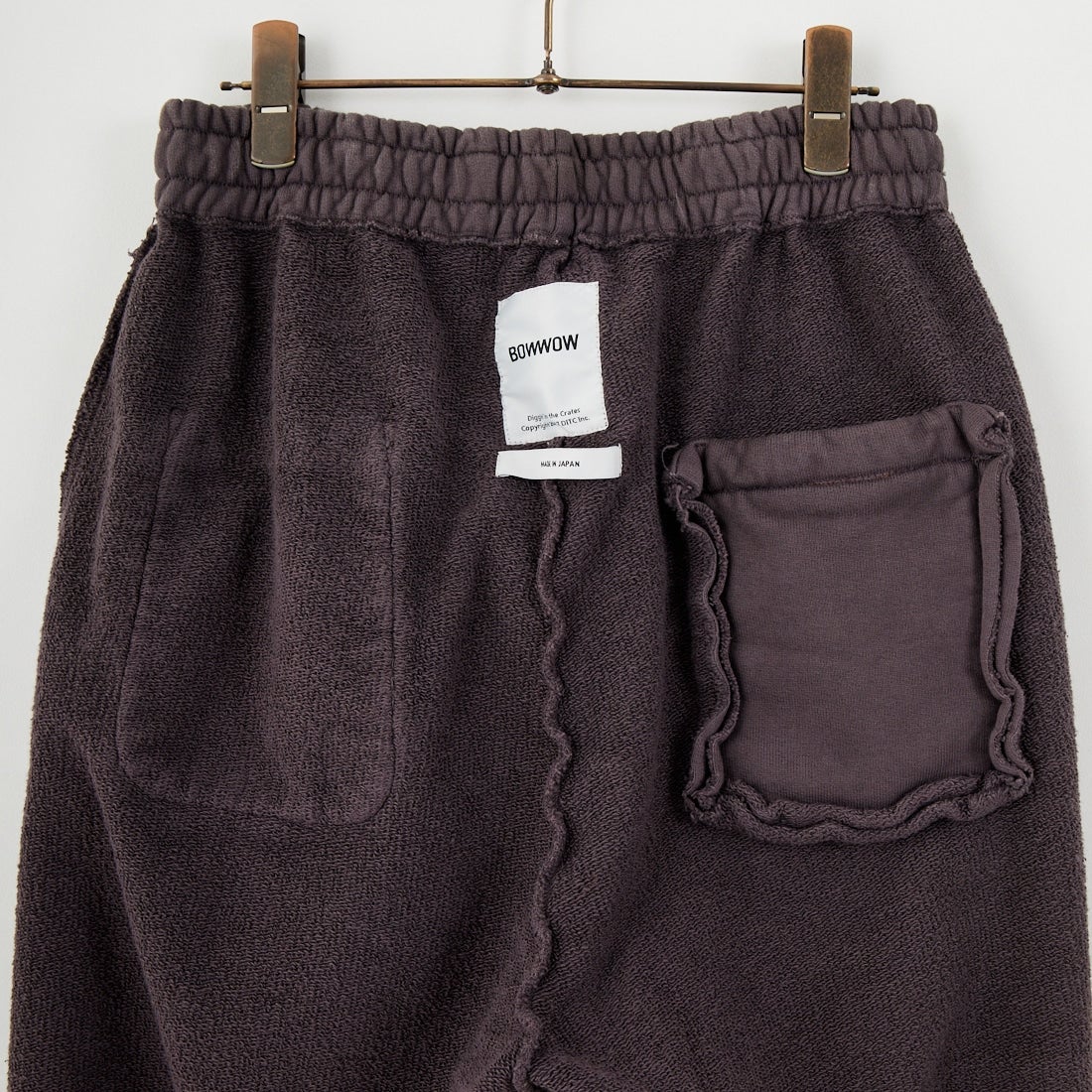 BOW WOW [バウワウ] ダーティースウェットパンツ [BW252-DSP] AGED BROWN
