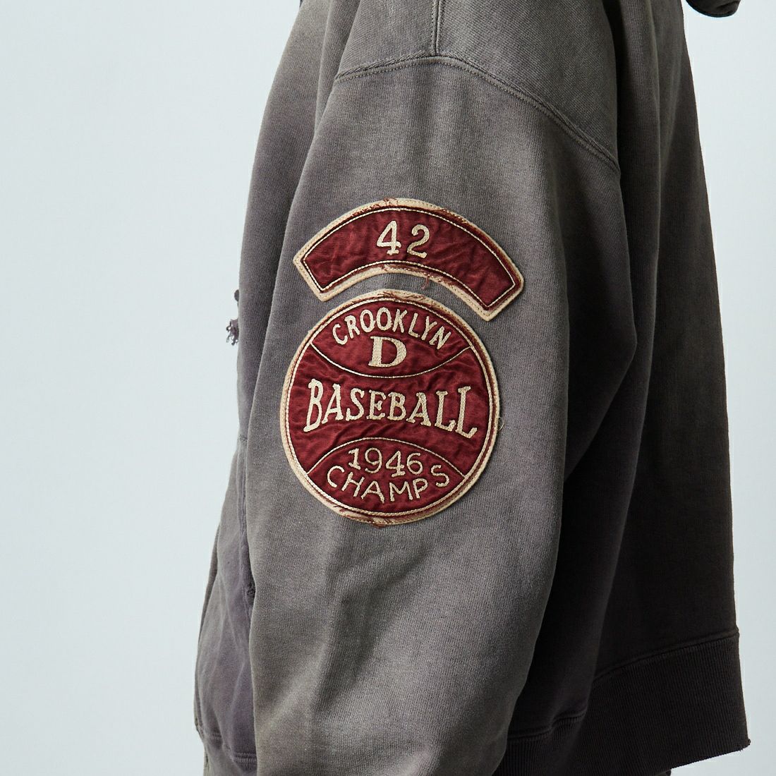 BOW WOW [バウワウ] ベースボールチャンピオン エイジドジップフーディ [BW252-BCZH] AGED BROWN