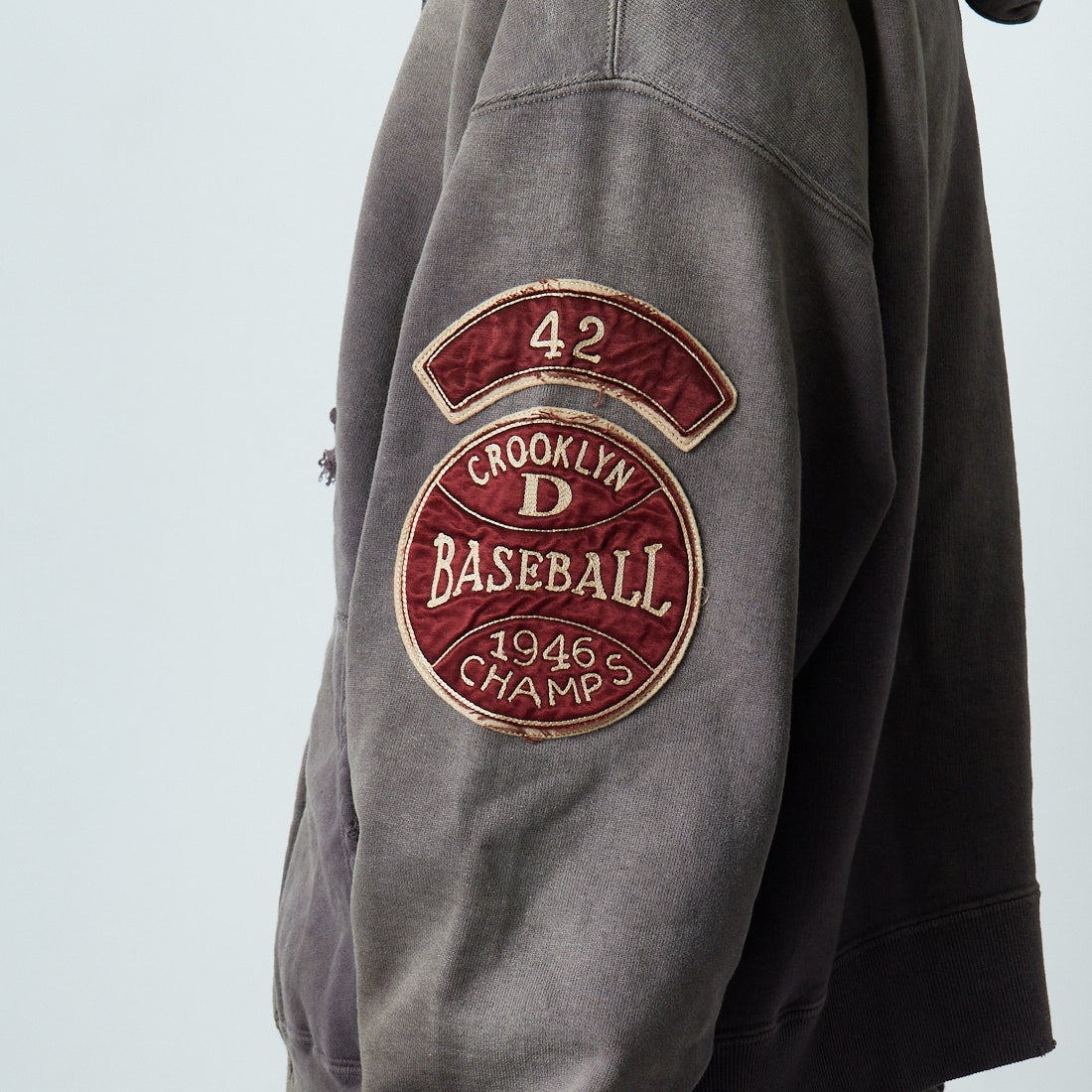 BOW WOW [バウワウ] ベースボールチャンピオン エイジドジップフーディ [BW252-BCZH] AGED BROWN