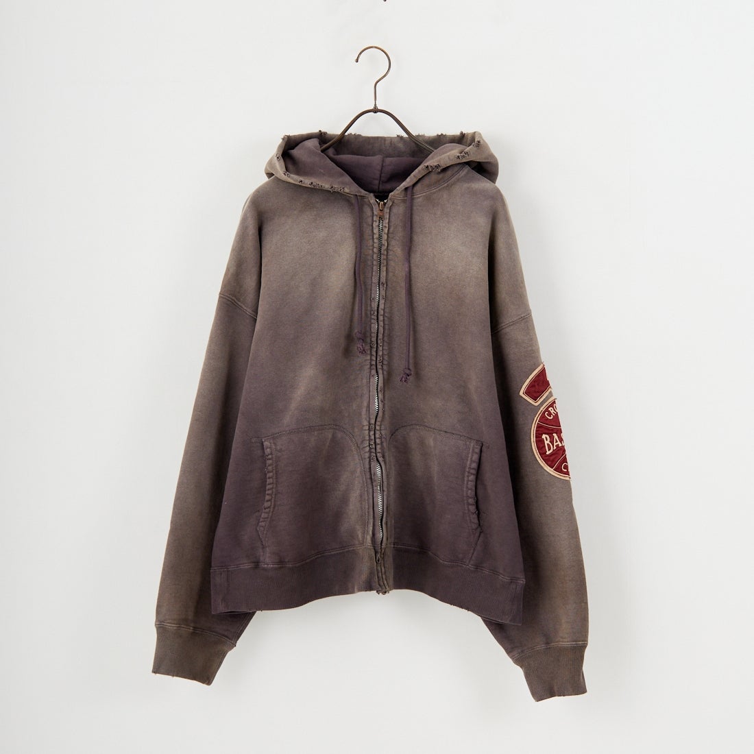 BOW WOW [バウワウ] ベースボールチャンピオン エイジドジップフーディ [BW252-BCZH] AGED BROWN