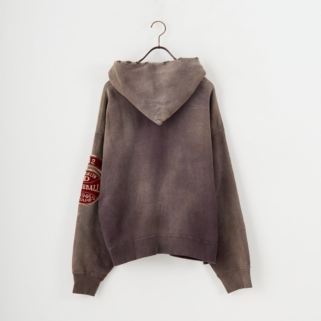 BOW WOW [バウワウ] ベースボールチャンピオン エイジドジップフーディ [BW252-BCZH] AGED BROWN