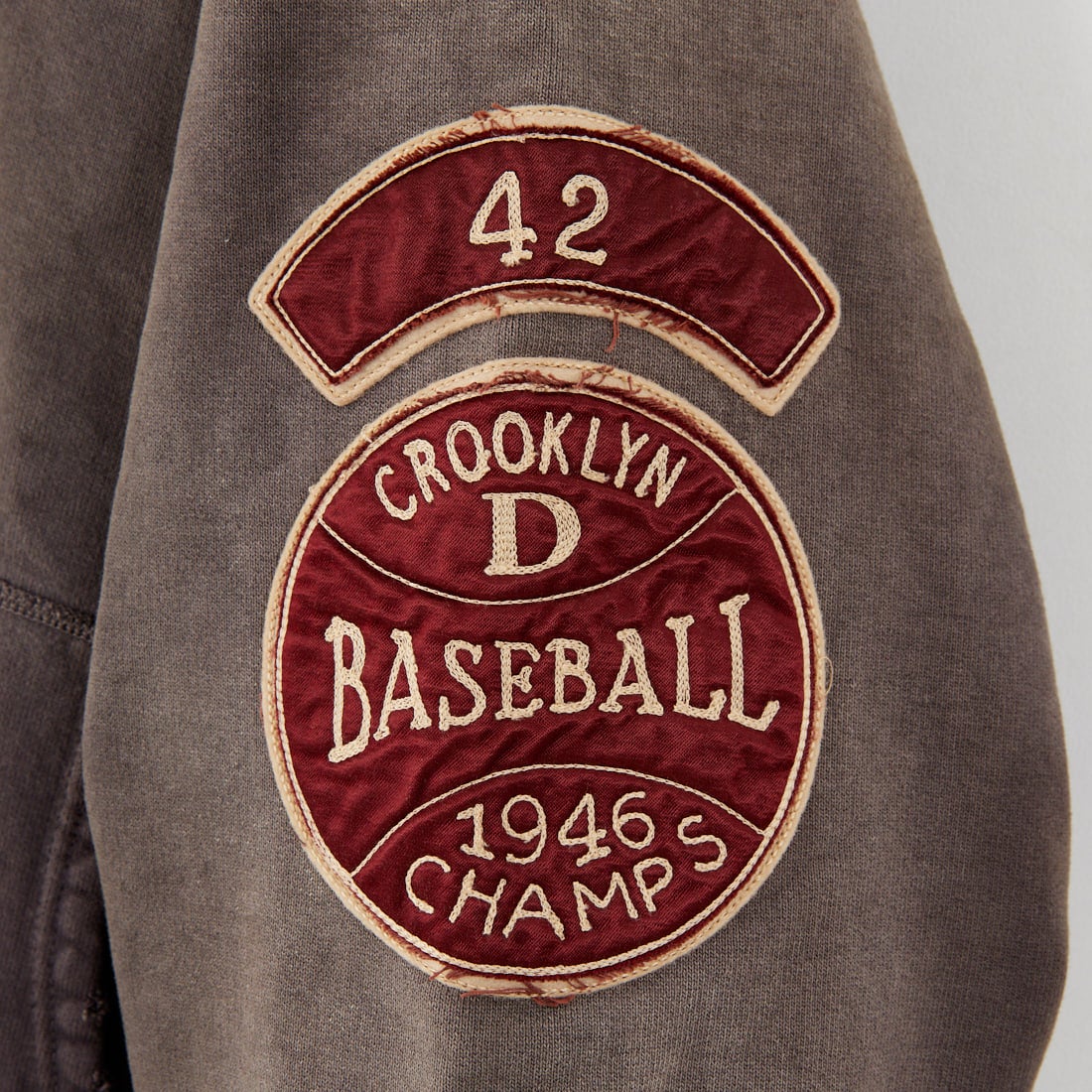 BOW WOW [バウワウ] ベースボールチャンピオン エイジドジップフーディ [BW252-BCZH] AGED BROWN