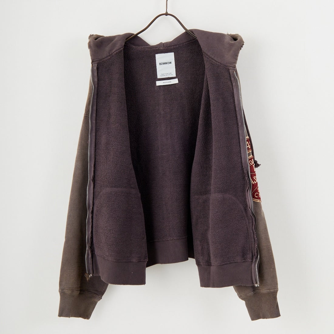BOW WOW [バウワウ] ベースボールチャンピオン エイジドジップフーディ