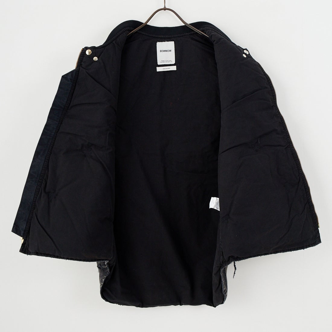 BOW WOW [バウワウ] ダックエイジドベスト [BW252-DV] AGED BLACK