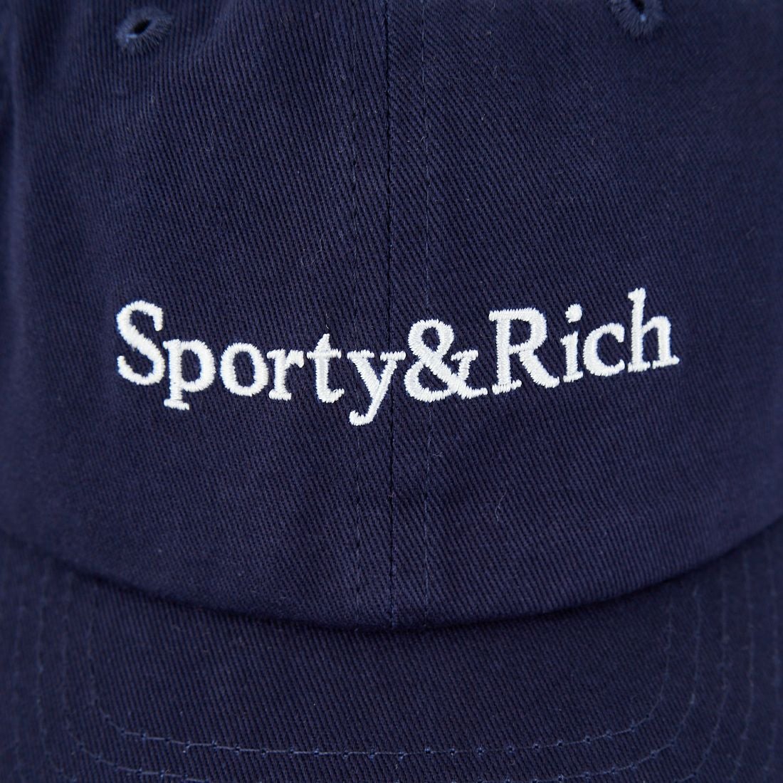 Sporty&Rich [スポーティアンドリッチ] セリフロゴハット [AC07964300] D.NAVY