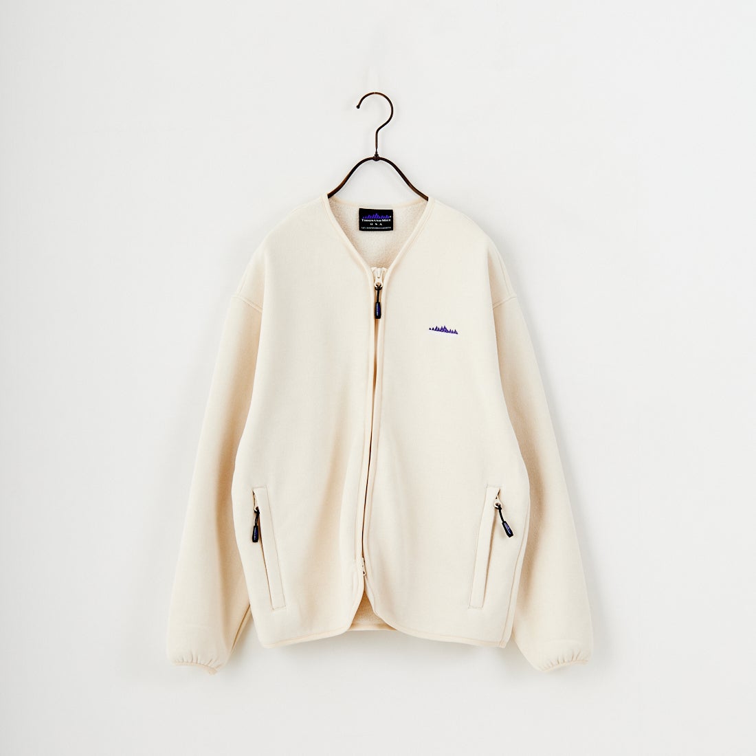 THOUSAND MILE [サウザンド マイル] ニットフリースジップカーディガン [TM252KF00160] 03 OFF WHT