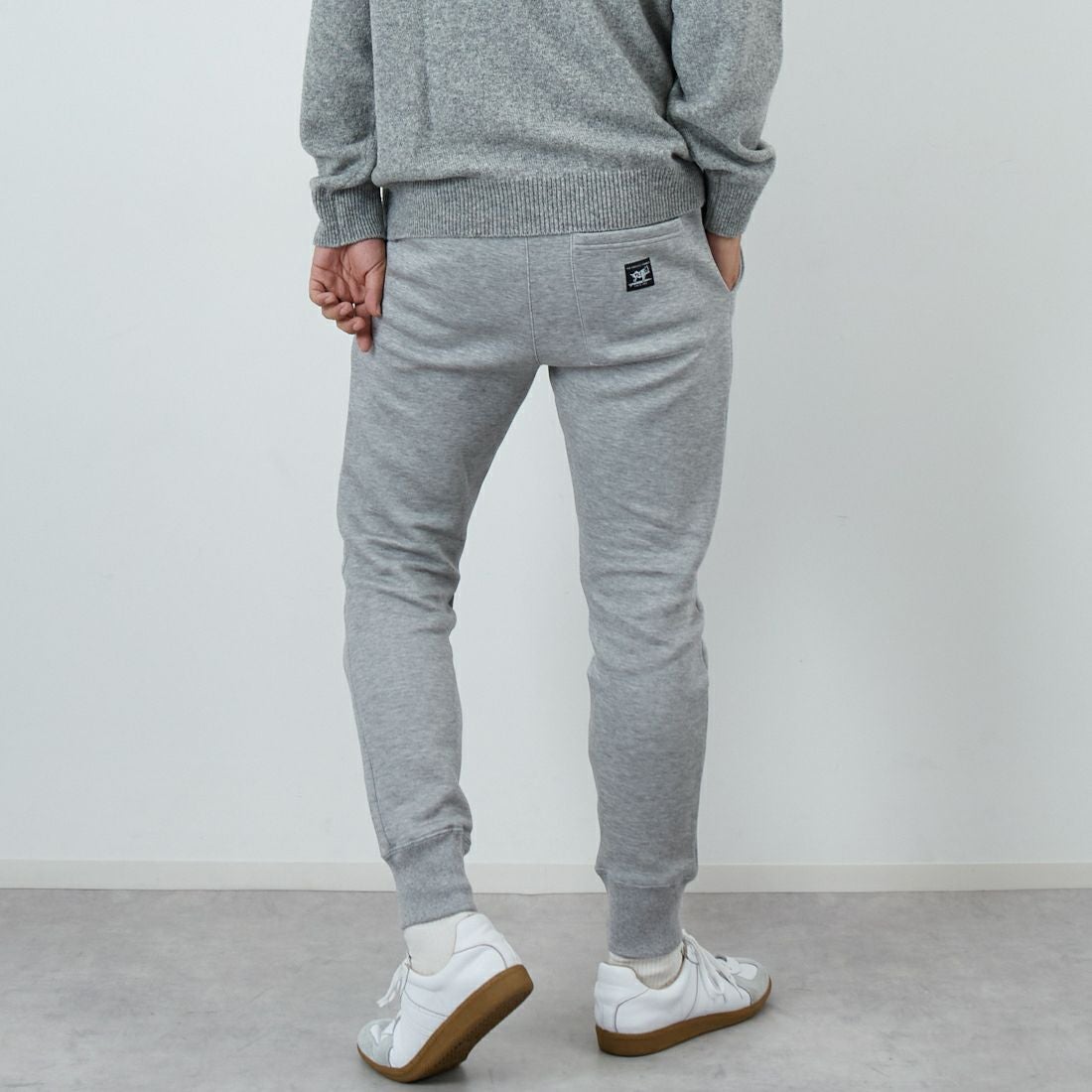 The Endless Summer [エンドレスサマー] サーフファブリックスリムパンツ [FH-25774315] 03 MIX GRY &&モデル身長：179cm 着用サイズ：L&&