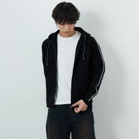 SN90 BLACK&&モデル身長：179cm 着用サイズ：M&&